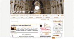 Desktop Screenshot of diocesetuivigo.org